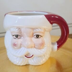 NWT Pottery Barn Santa Mug